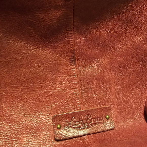 Lucky Brand red wine crossbody. - Picture 10 of 16
